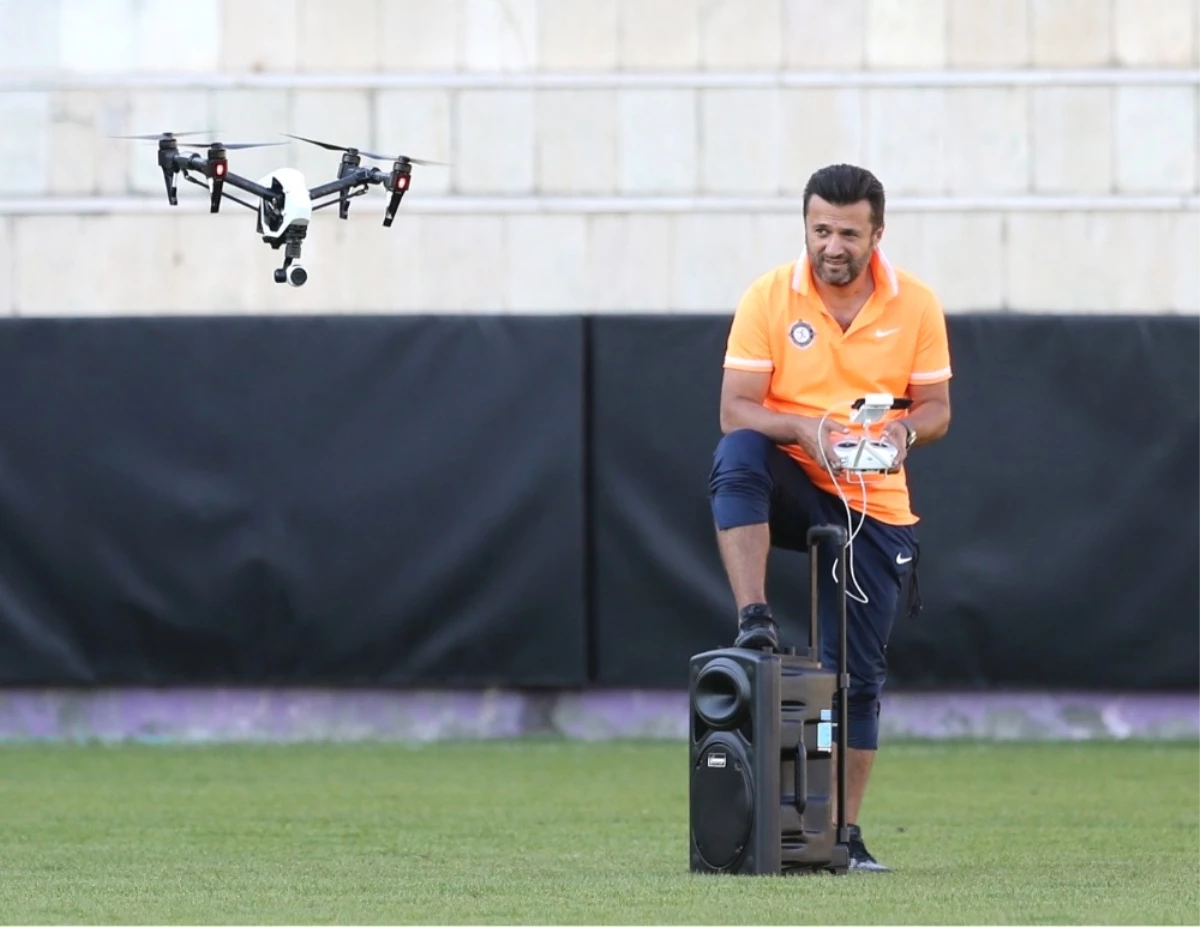Osmanlısporlu Oyunculara Drone\'lu Takip