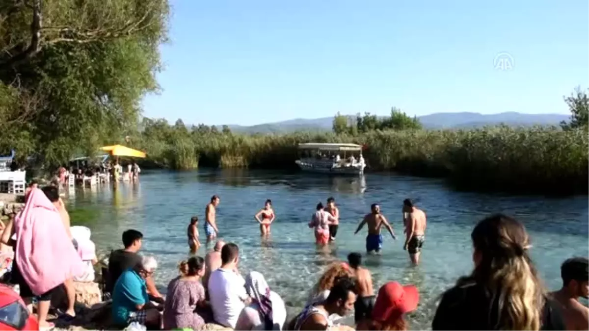 Doğal Akvaryum Görünümündeki Dereye Turist İlgisi