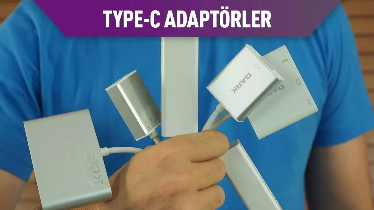 Usb Type-C Adaptör ve Çeviriciler Testte