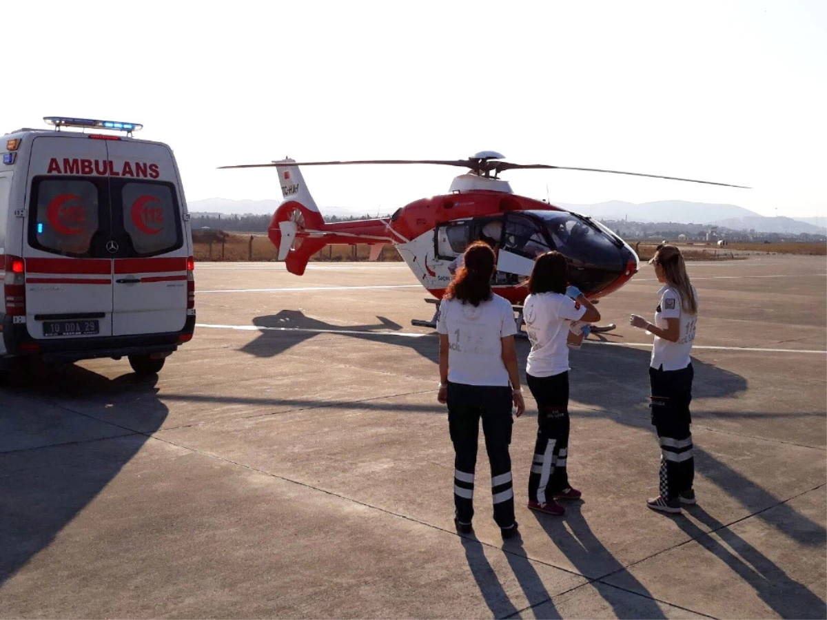 Ambulans Helikopter Minik Mehmet Ali İçin Havalandı