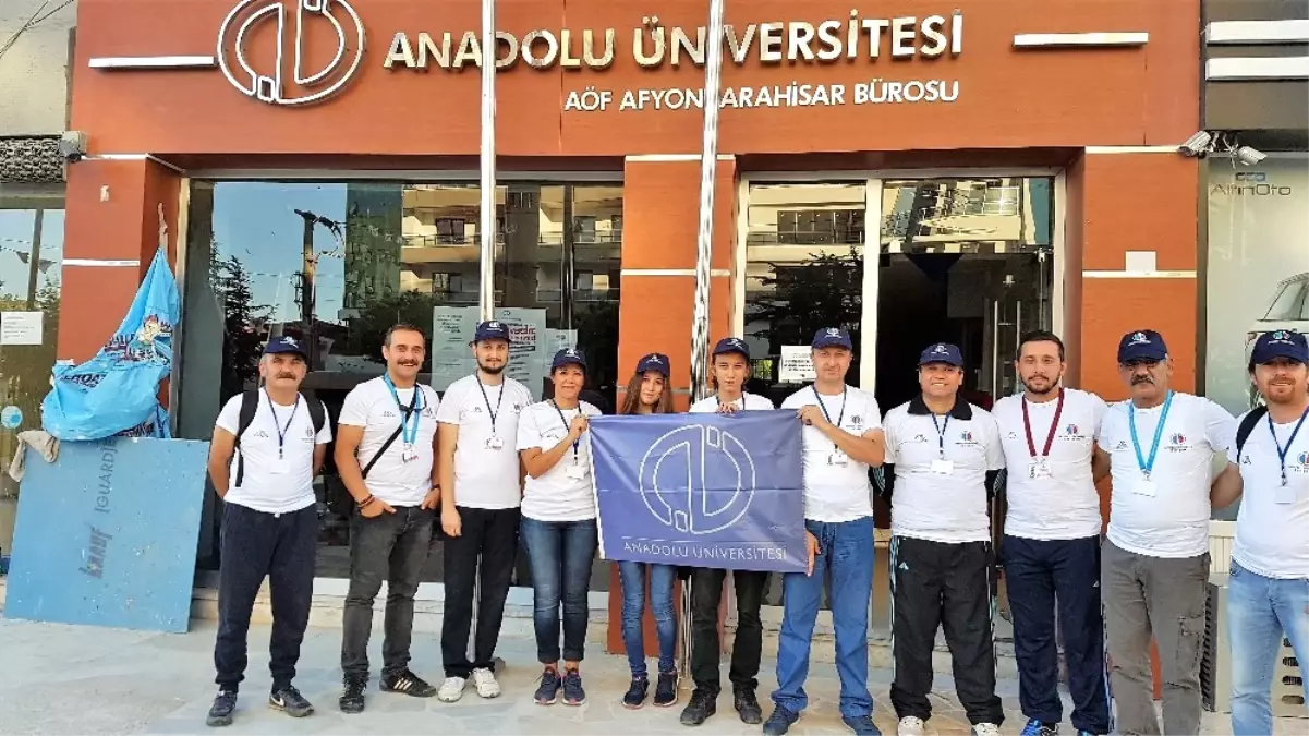 Anadolu Üniversitesi \'Kocatepe Zafer Yürüyüşüne\' Katıldı