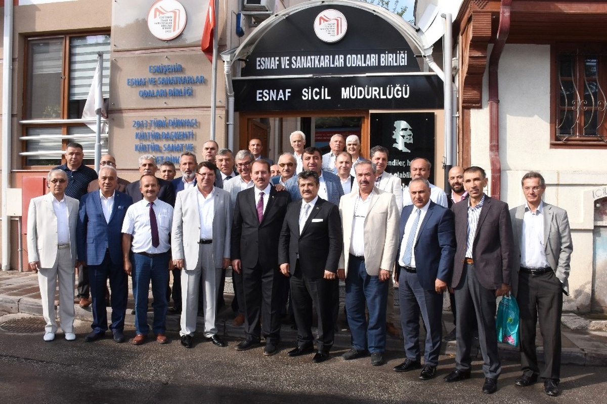 Karacan\'dan Esnaf Odaları Birliği\'ne Ziyaret