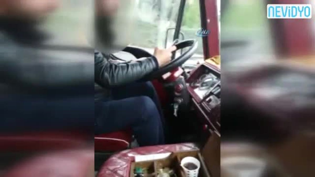 Minibüs Şoförü Seyir Halinde Telefonla Mesajlaştı