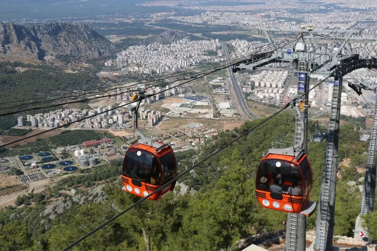 Teleferikte Bayram Yoğunluğu