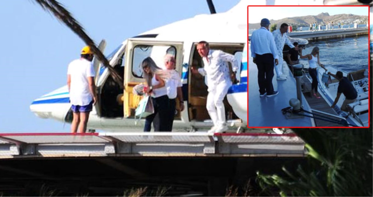Ali Ağaoğlu ile Sevgilisi Bayramda Helikopterden, Lüks Tekneden İnmedi