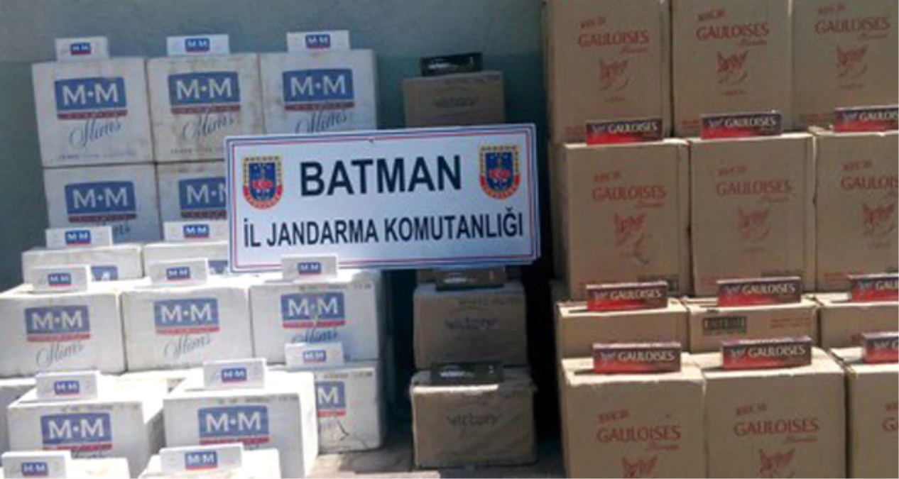 Batman\'da Kaçak Sigara Operasyonu