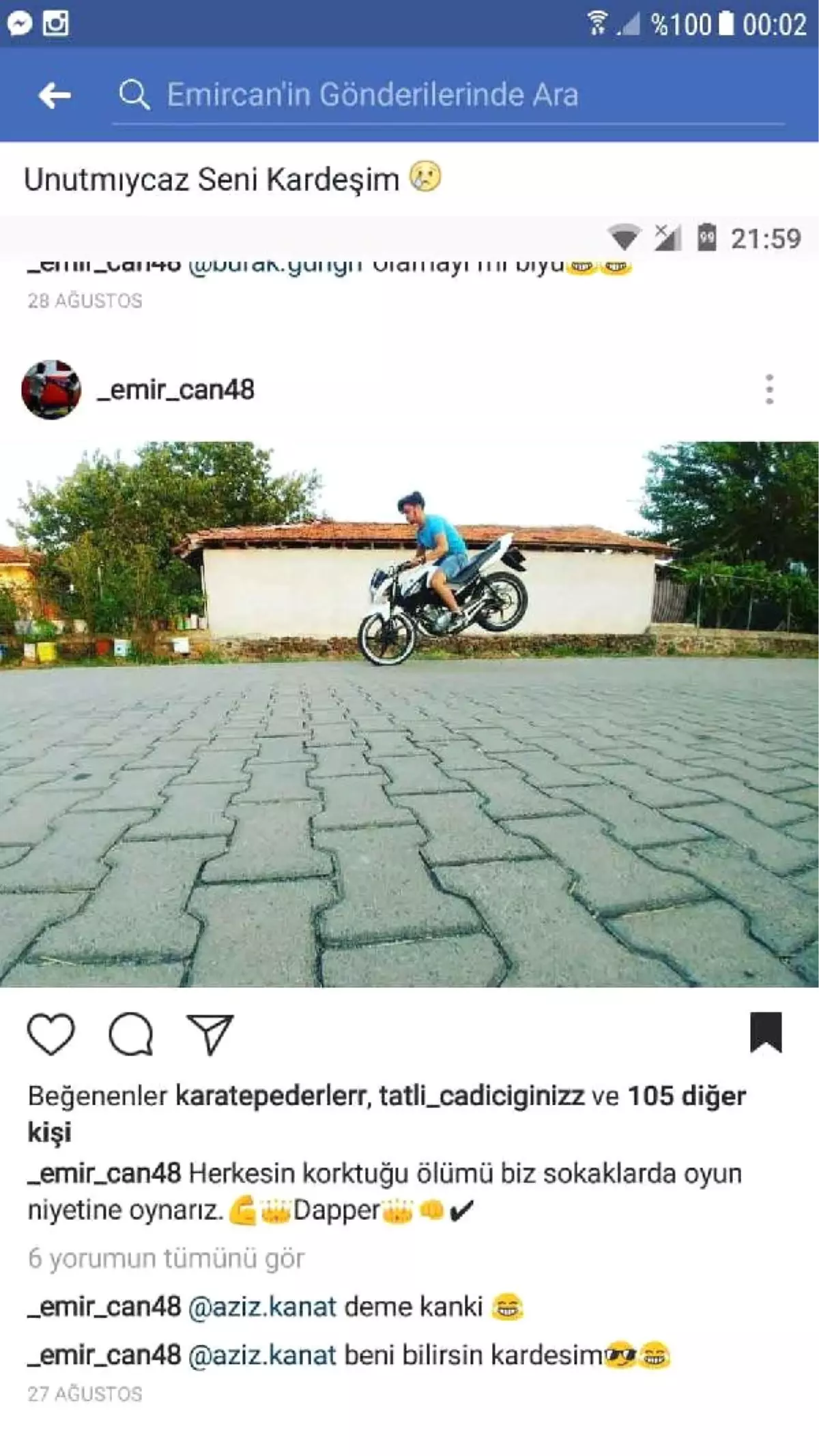 Kazada Ağır Yaralanan Motosikletli Genç Hastanede Öldü