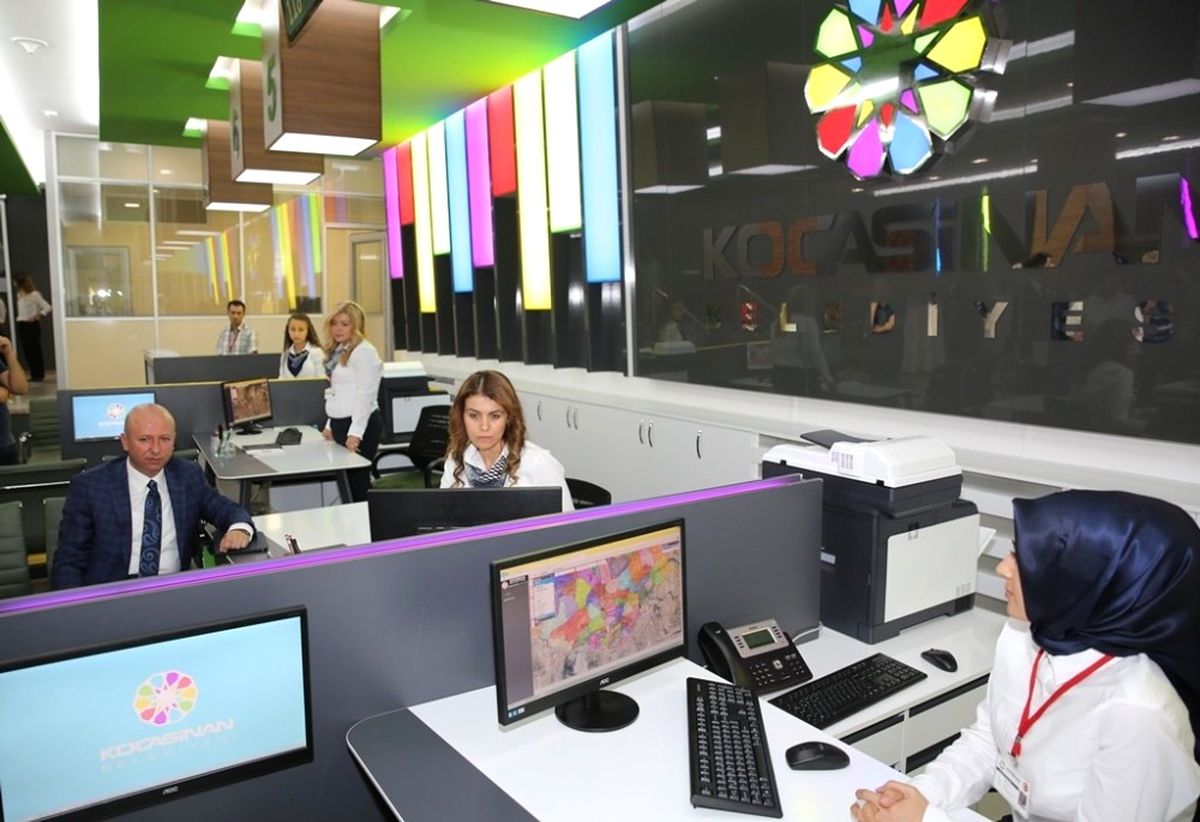 Kocasinan Belediyesi Çözüm Merkezinde Yoğun Mesai
