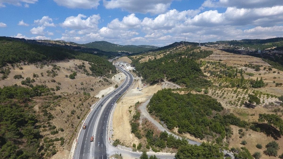 Sabuncubeli Tüneli Havadan Görüntülendi