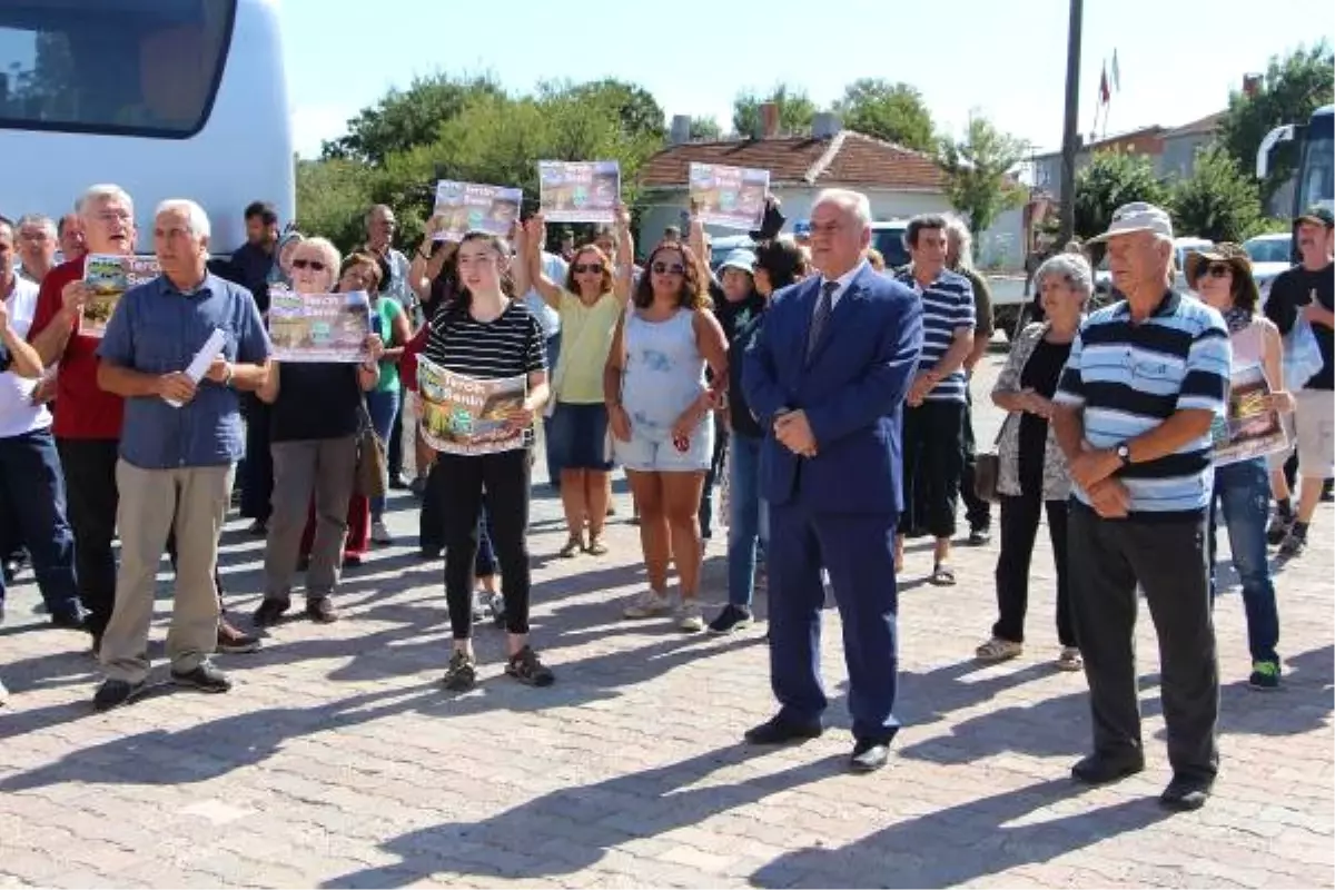 Saray\'da Taş Ocağı Protestosu