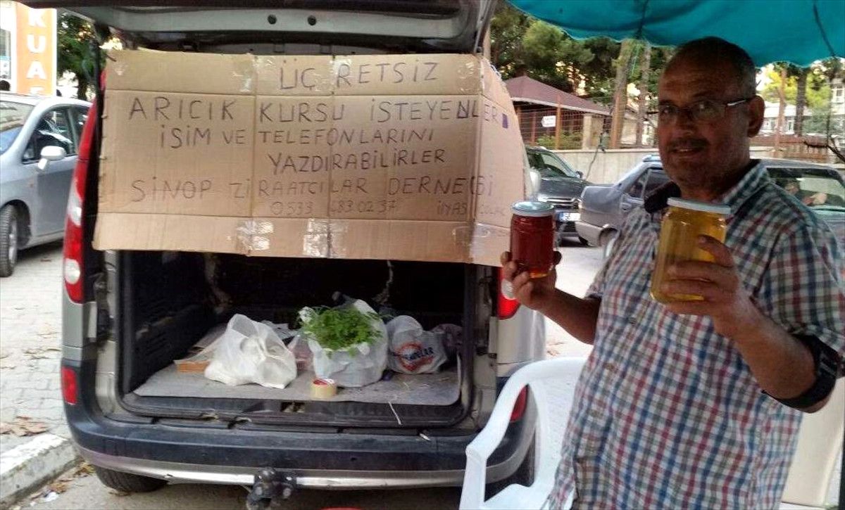 Sinop\'ta Arıcılık Kursu Çalışmaları