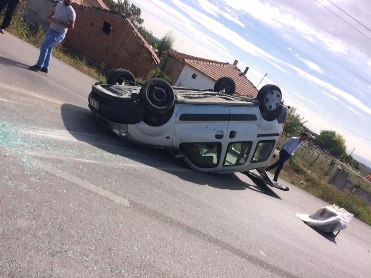 Takla Atan Otomobilde 1 Kişi Yaralandı