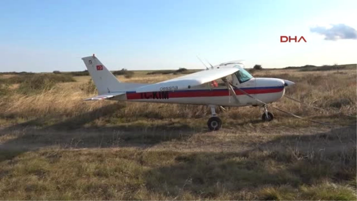 Tekirdağ Tek Motorlu Uçak Tarlaya Mecburi İniş Yaptı