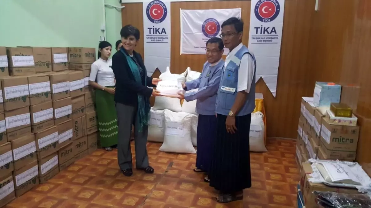 Tika\'dan Myanmar\'a Yardım Eli