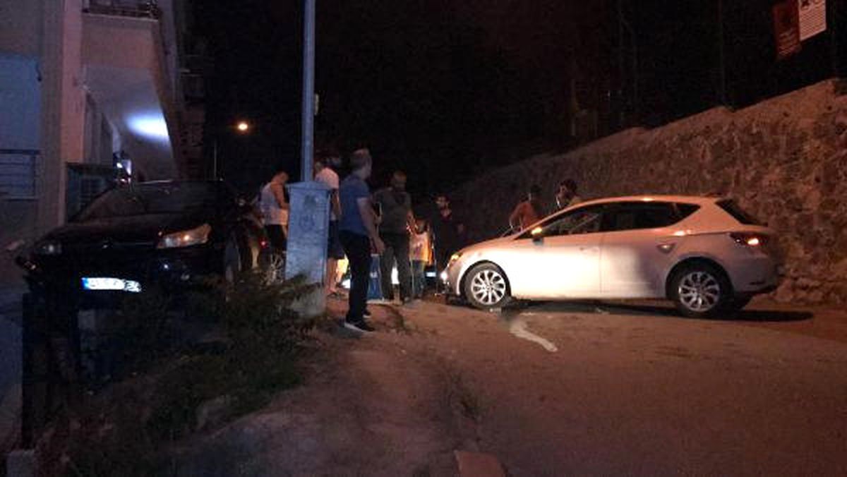 Alkollü Sürücü Park Halindeki Otomobile Çarptı