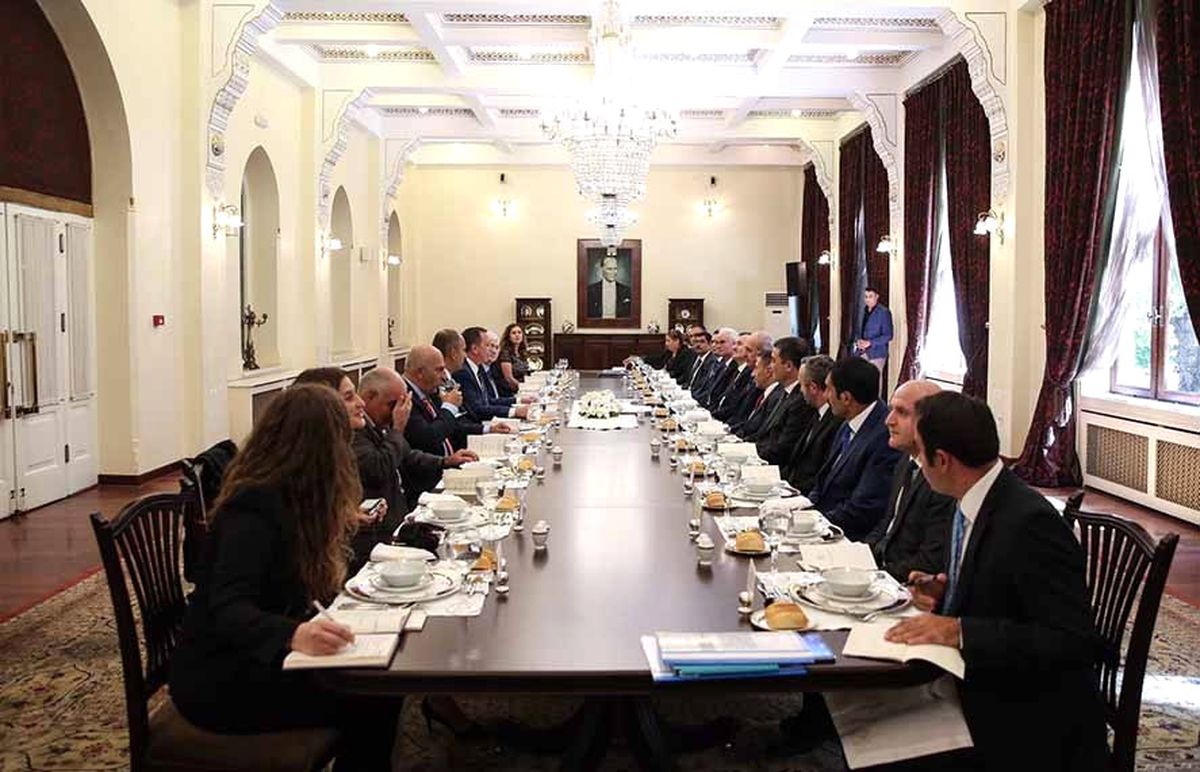 Bakan Kurtulmuş, Gürcü Bakan Giorgadze ile Bir Araya Geldi