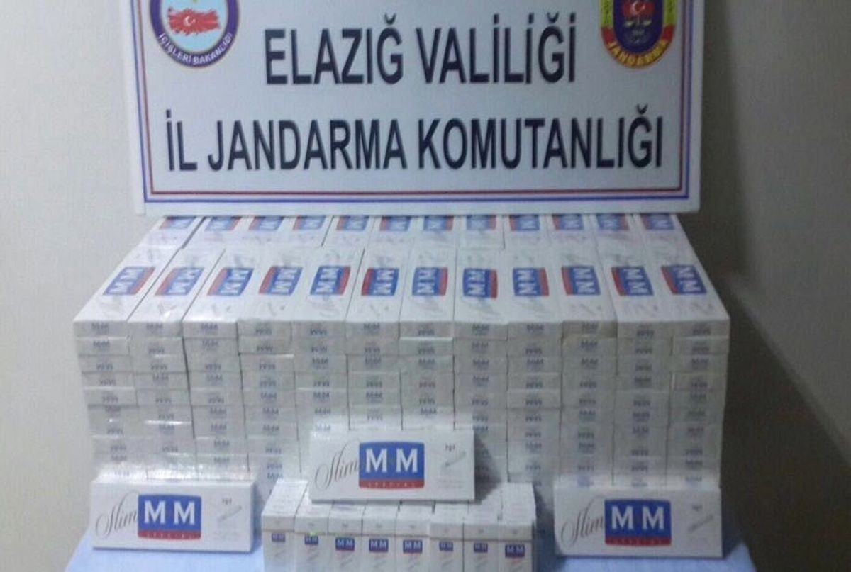 Elazığ\'da 6 Bin Paket Kaçak Sigara Ele Geçirildi