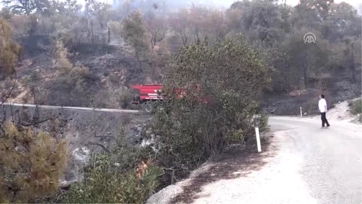 Muğla\'daki Orman Yangınını Söndürme Çalışmaları (1)