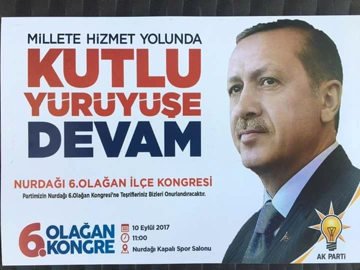 Nurdağı AK Parti İlçe Teşkilatı 6. Olağan Kongreye Gidiyor