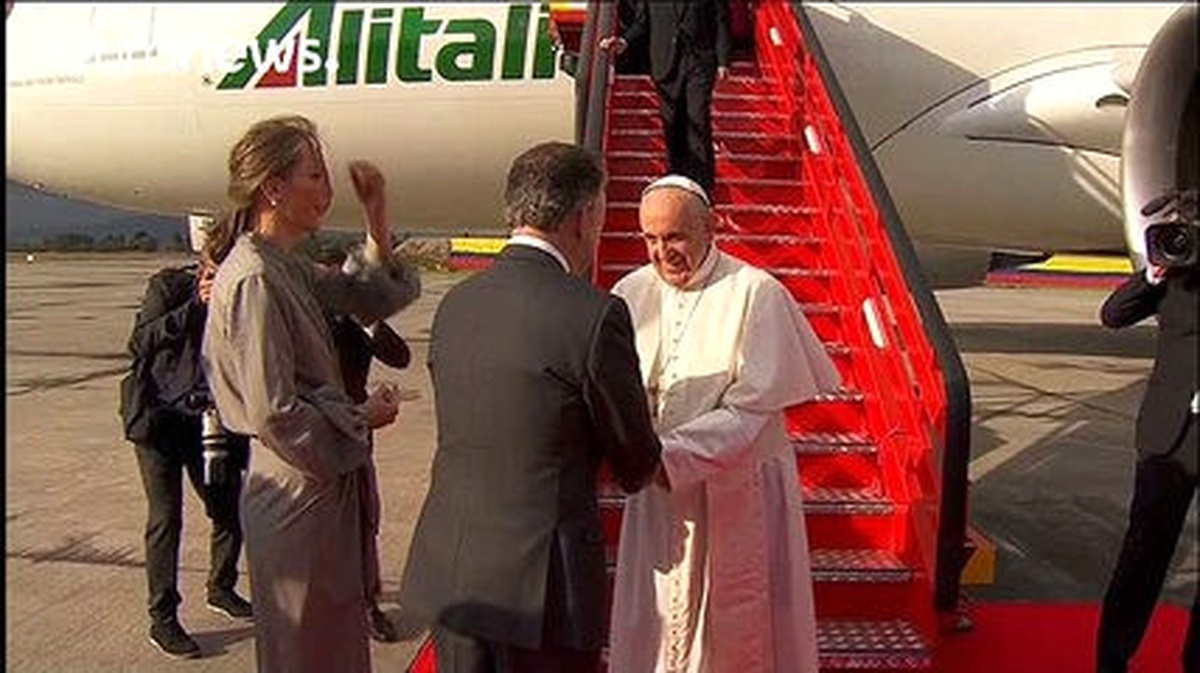 Papa Francis Barışa Destek İçin Kolombiya\'da