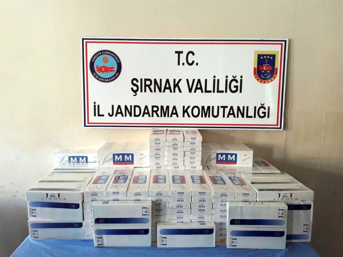 Şırnak\'ta 19 Bin Paket Kaçak Sigara Ele Geçirildi