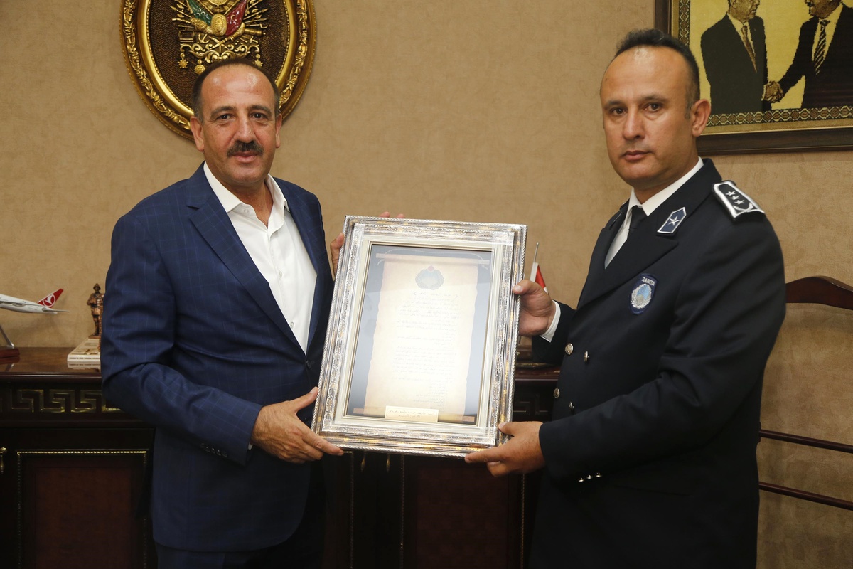 Zabıta Müdürlüğü\'nden Başkan Duruay\'a Ziyaret