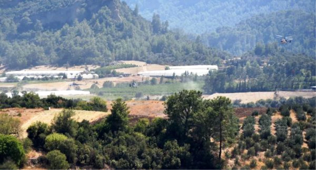 Antalya\'da 150 Hektarlık Ormanlık Alan Yandı