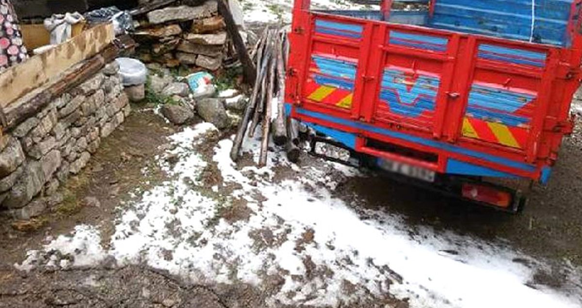Artvin\'e Kar Yağdı
