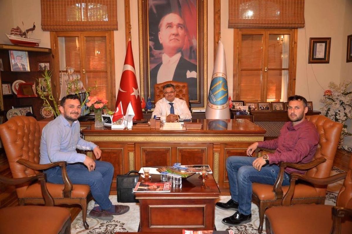 Başkan Yağcı ve Dernek Başkanı Şefik Özbilgi ile Bir Araya Geldi