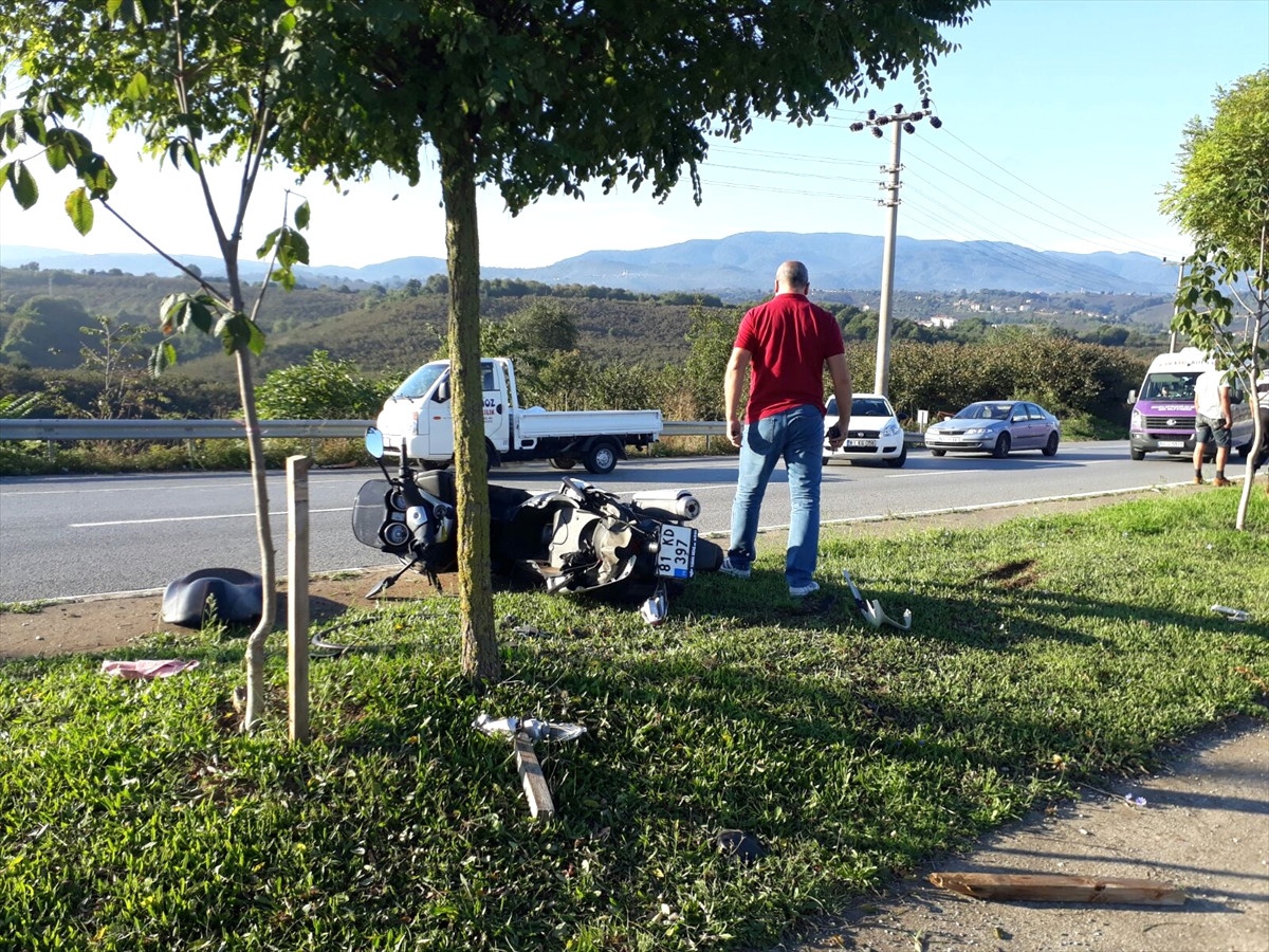 Düzce\'de Motosiklet Kazası : 1 Ölü