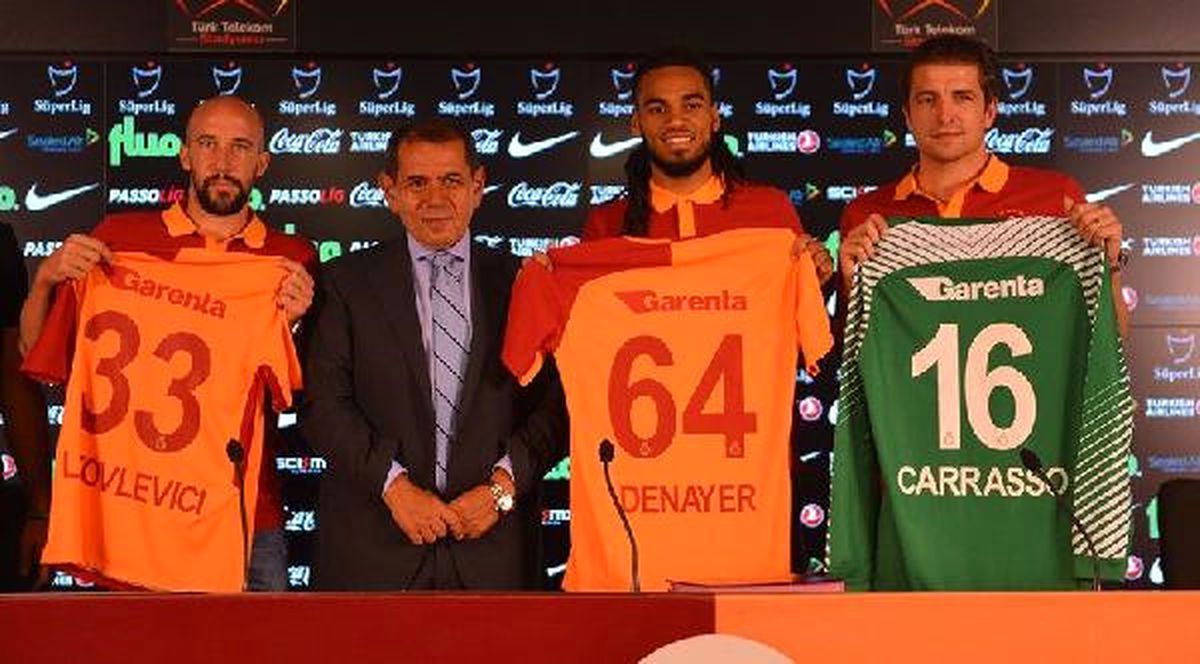 Galatasaray\'ın Yeni Transferleri Denayer, Latovlevici ve Carrasso İmzayı Attı