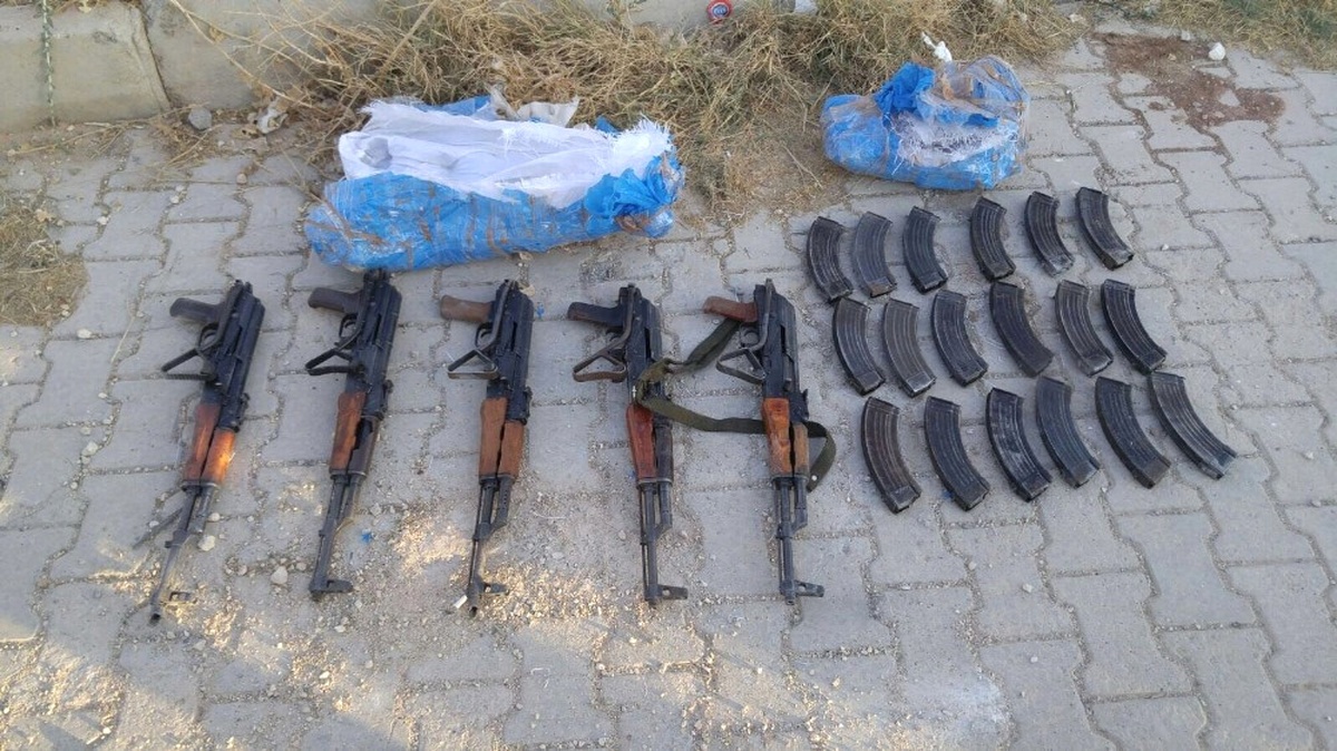 PKK\'ya Ait Olduğu Tahmin Edilen 5 Adet Uzun Namlulu Silah Ele Geçirildi