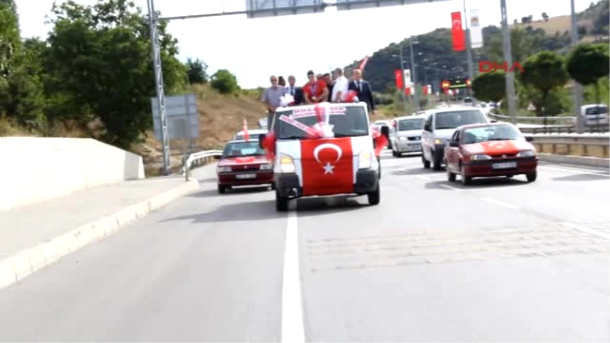 Samsun Şampiyona Memleketinde Coşkulu Karşılama