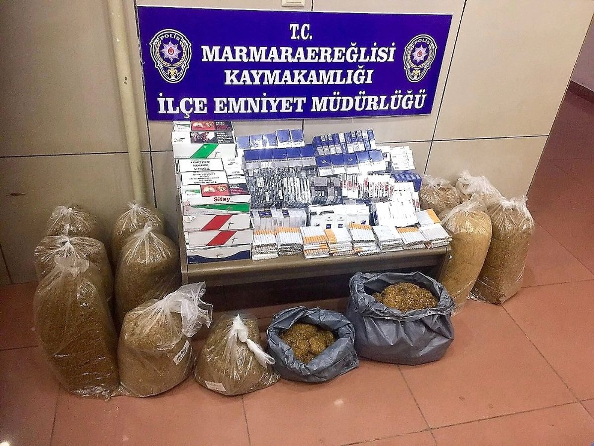 Tekirdağ\'da Kaçak Sigara ve Tütün Operasyonu