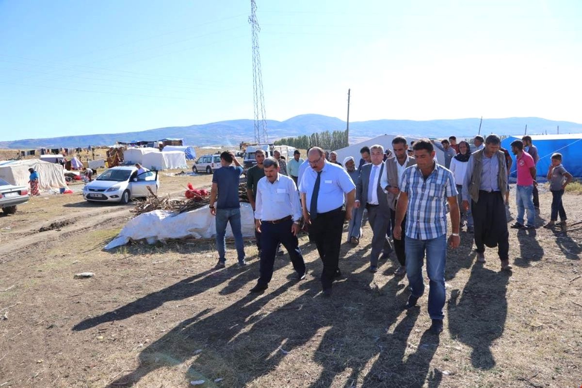 Afad\'tan Afetzede İşçilere Çadır