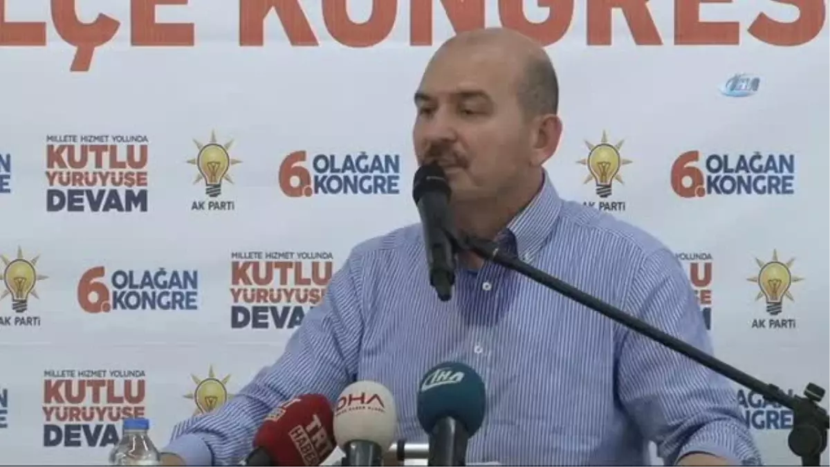 Bakan Soylu Hayrat 6. Olağan İlçe Kongresinde Konuştu