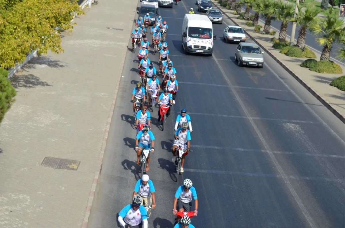 Başkan Şirin \'Büyük Taarruz Bisiklet Turu\' Gönüllülerini Ağırladı