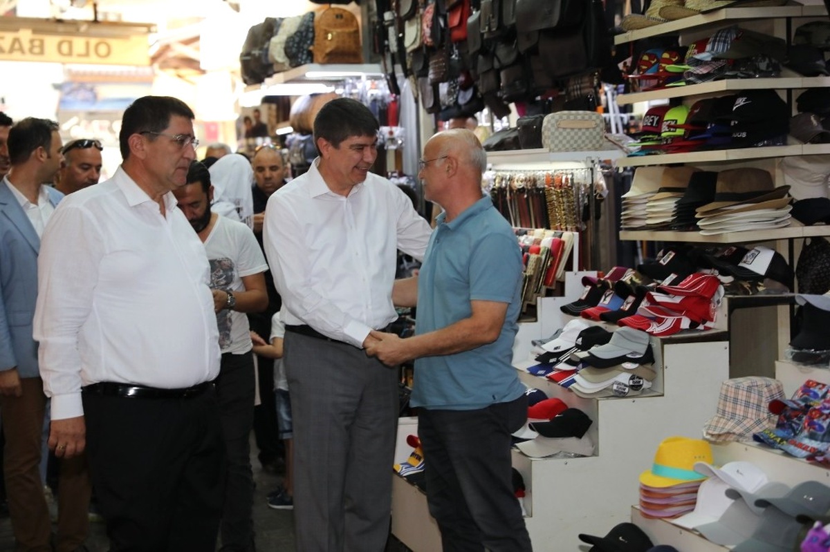 Başkan Türel, Ayakkabıcılar Çarşısı\'nda
