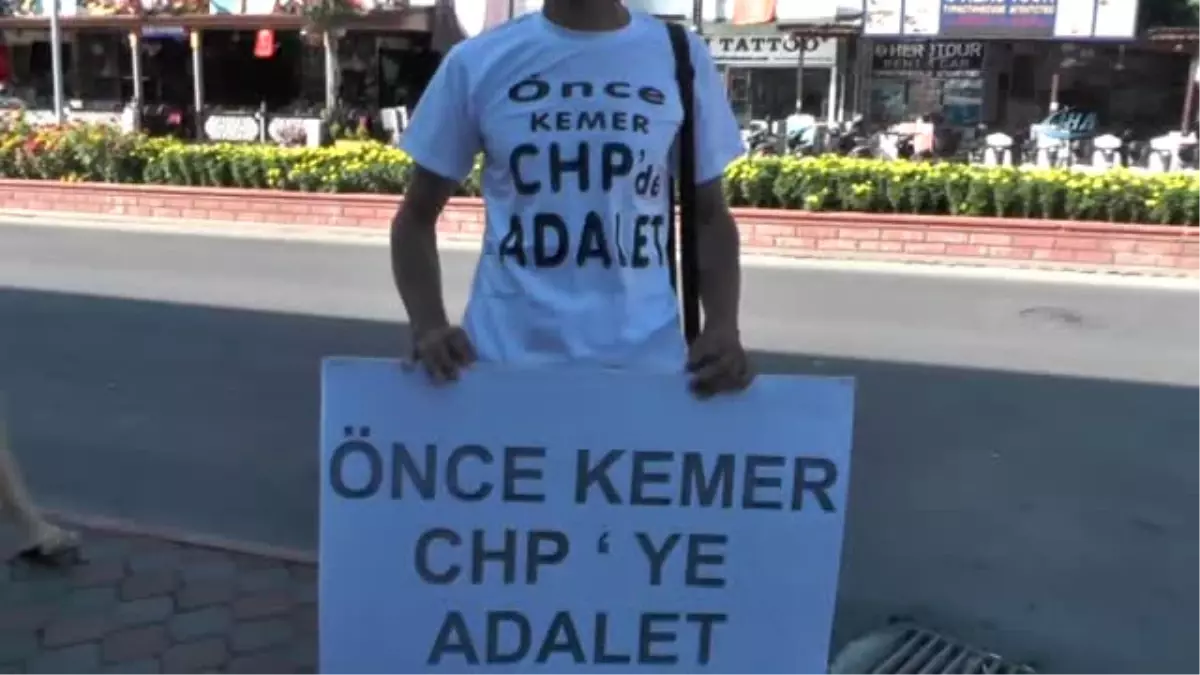 CHP Üyesinin "Önce CHP\'de Adalet" Yürüyüşüne Ohal Engeli