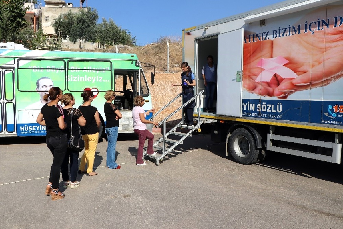 Gezici Mamografi Cihazıyla Adanalı Kadınlar Kansere Erken Önlem Alıyor