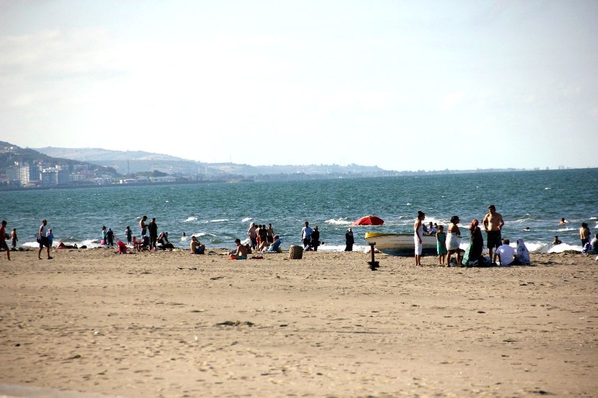 Samsun\'da Eylül\'de Deniz Keyfi