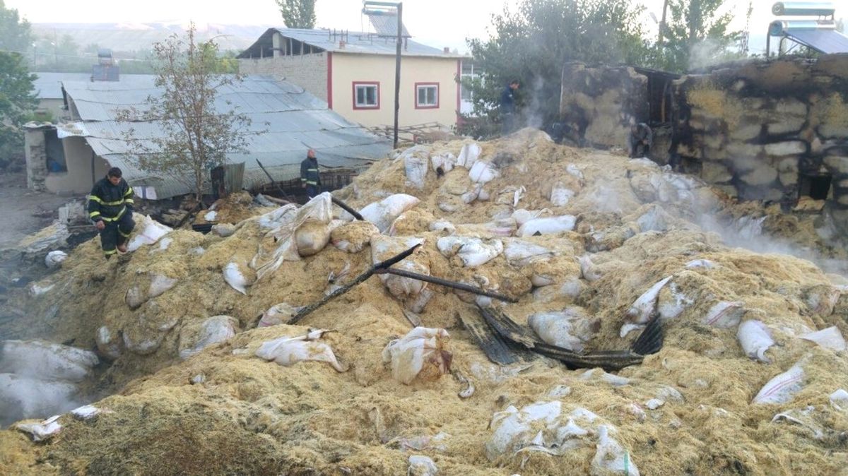 Tonlarca Saman Küle Döndü