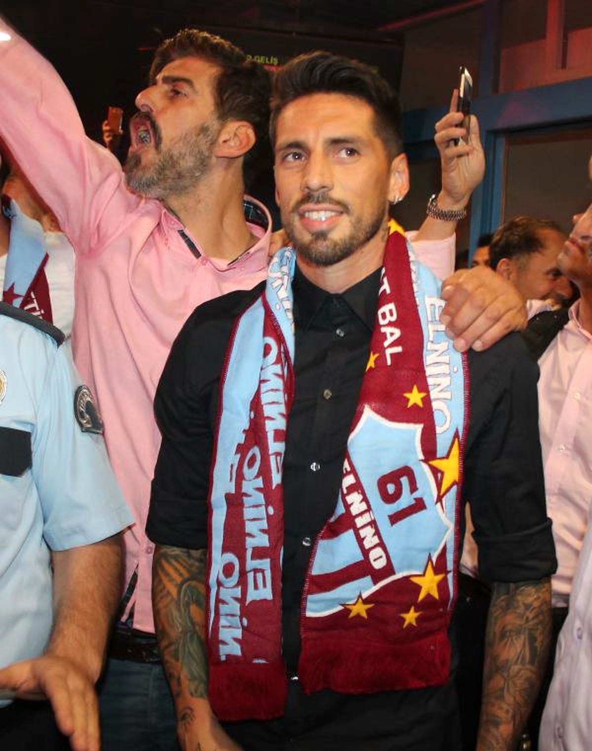 Trabzonspor\'un Yeni Transferleri Sosa ile Volkan Trabzon\'a Geldi