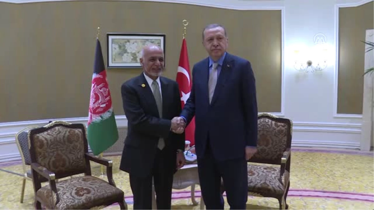 Cumhurbaşkanı Erdoğan, Afganistan Cumhurbaşkanı Gani ile Bir Araya Geldi - Astana