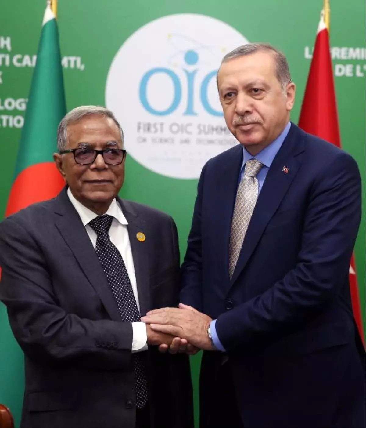 Cumhurbaşkanı Erdoğan, Bangladeş Cumhurbaşkanı Abdul Hamid ile Görüştü