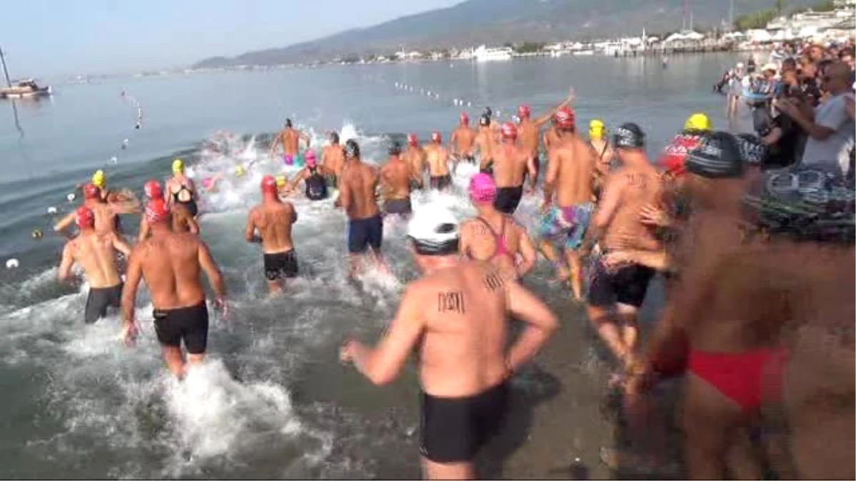Edremit Uluslararası Açık Su Maratonu Yapıldı