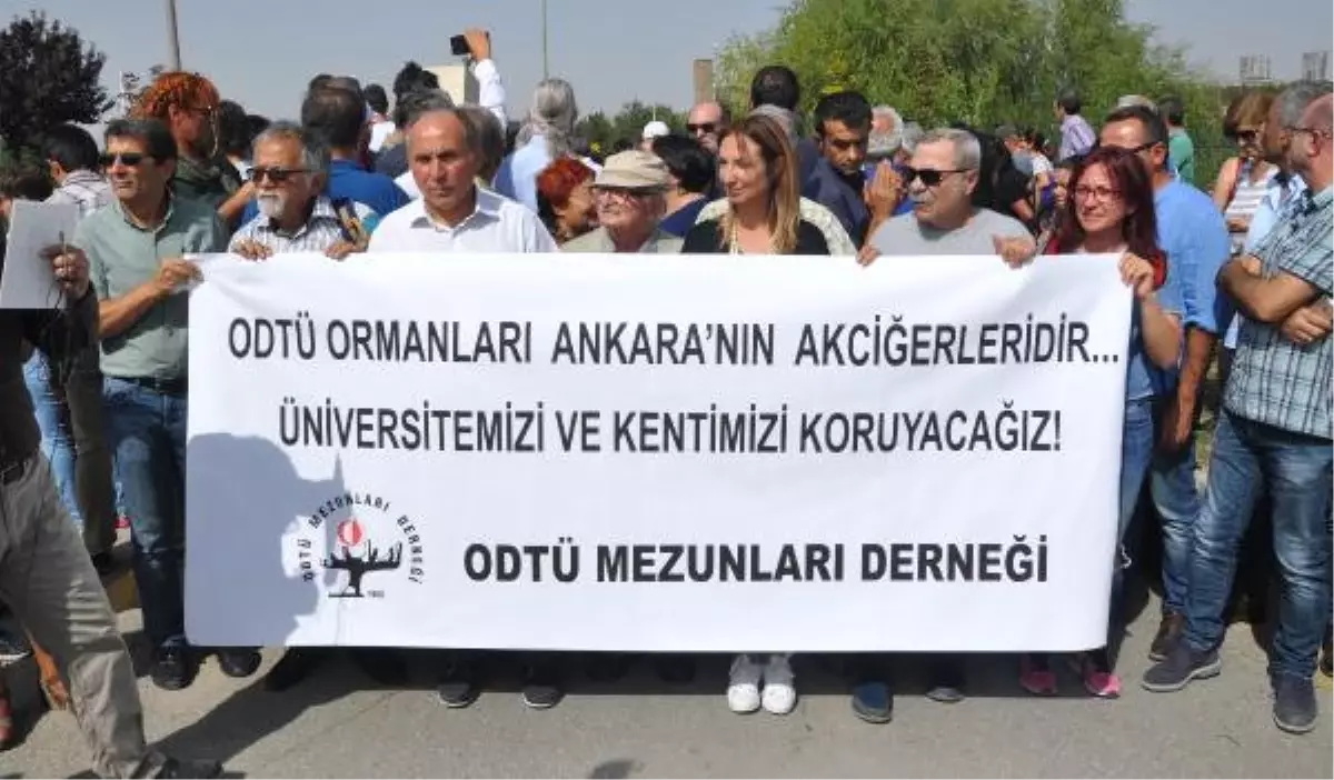 ODTÜ\'lü Öğrencilerden Yol Yapım Çalışmasına Tepki