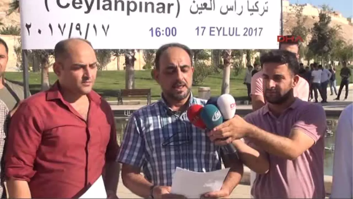 Şanlıurfa Ceylanpınar\'da Suriyeli\'ler, Pyd\'yi Protesto Edecek