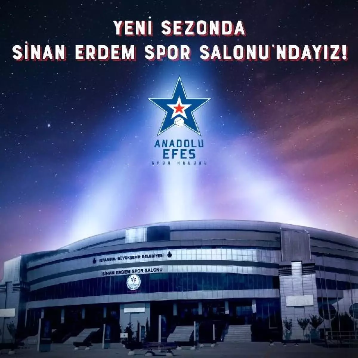 Anadolu Efes İç Saha Maçlarını Sinan Erdem Spor Salonu\'nda Oynayacak