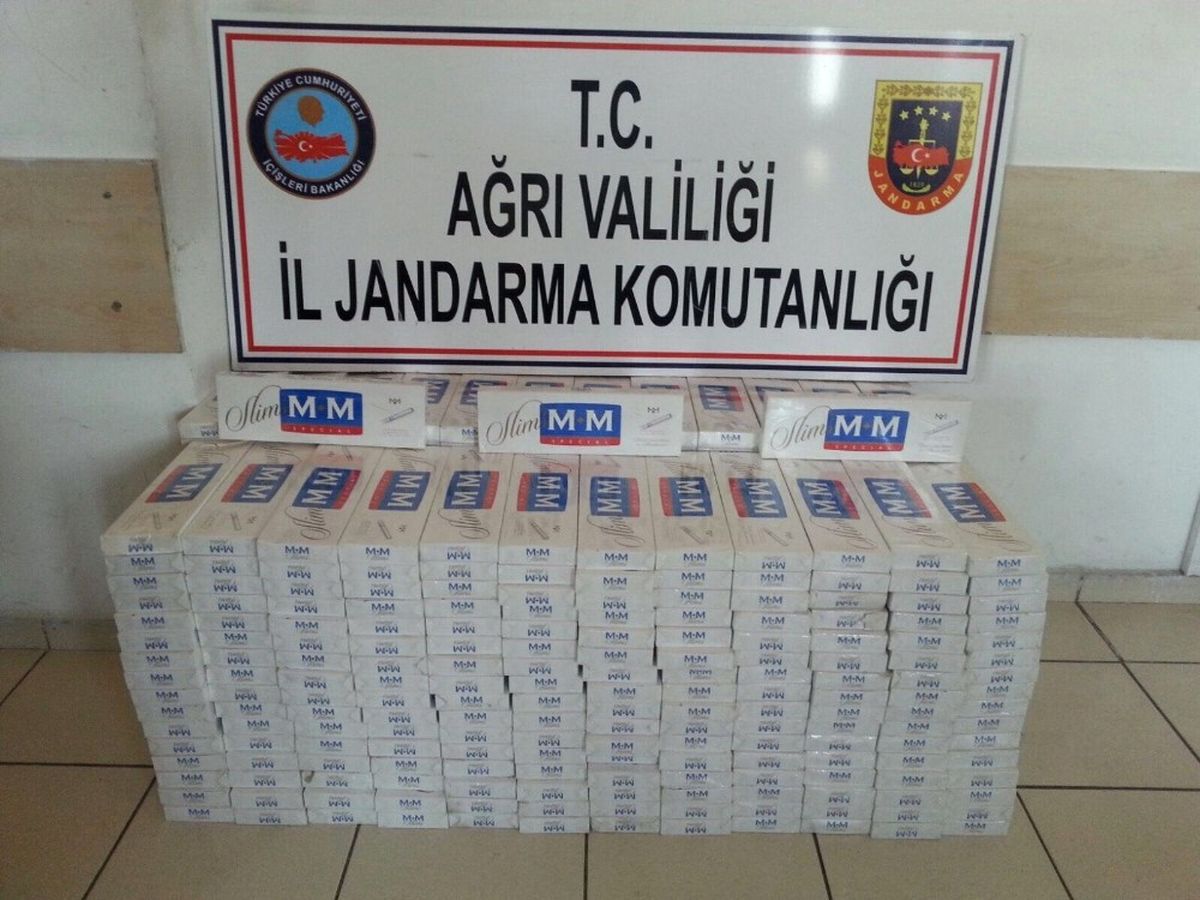 Doğubayazıt\'ta Bin 150 Karton Kaçak Sigara Yakalandı